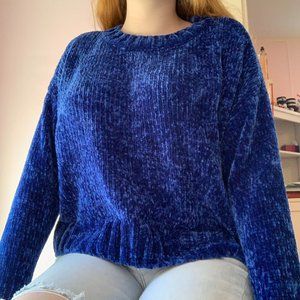 sanctuary sapphire blue knit sweater